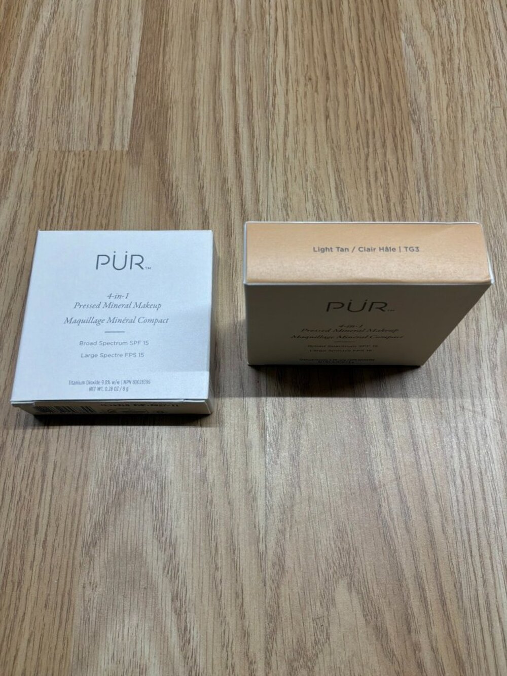 PÜR 4-in-1 Pressed Mineral Makeup SPF 15 Powder Foundation Light Tan TG3